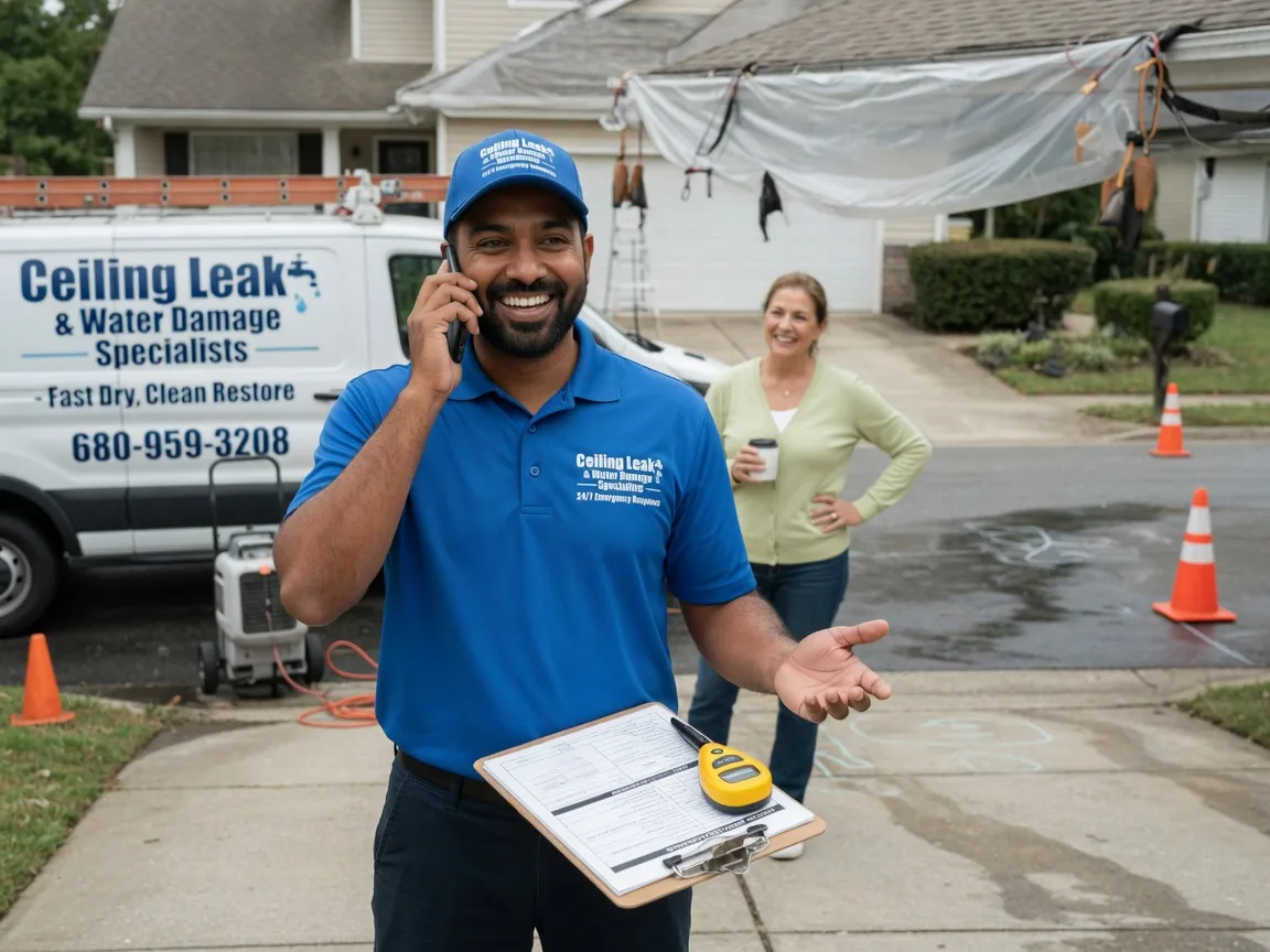 Ceiling Leak Cleanup Flower Mound, TX FAQs